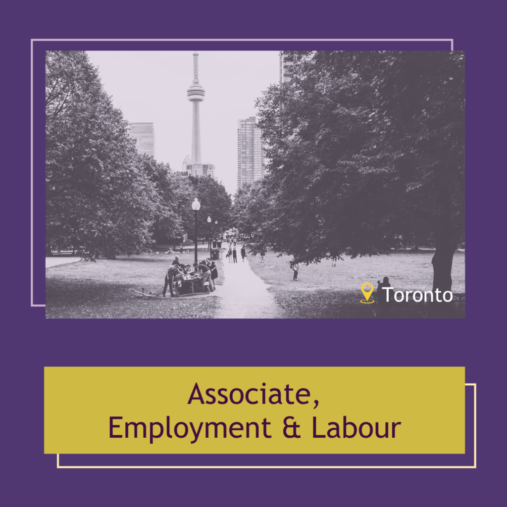 Associate, Employment and Labour
