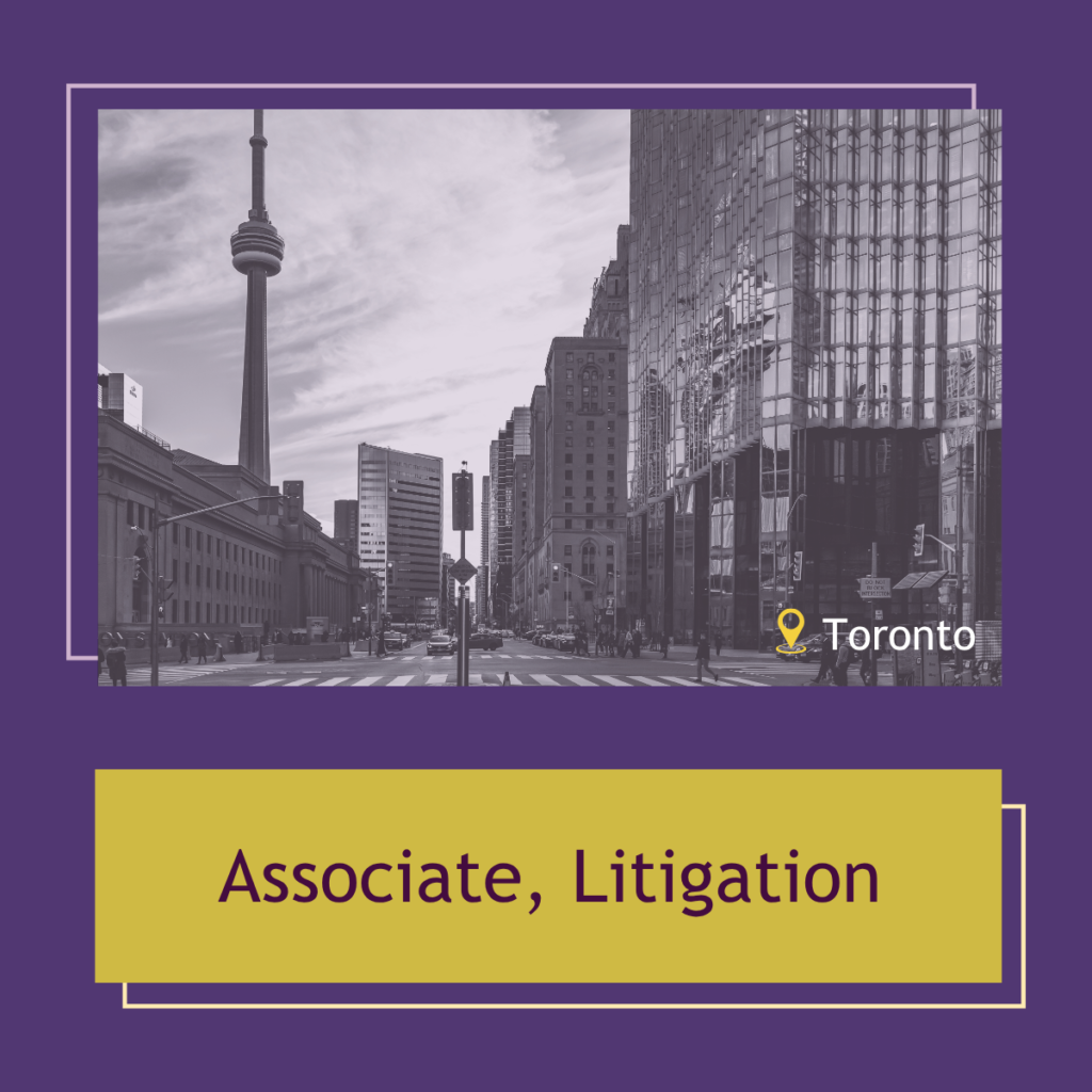 Associate, Litigation