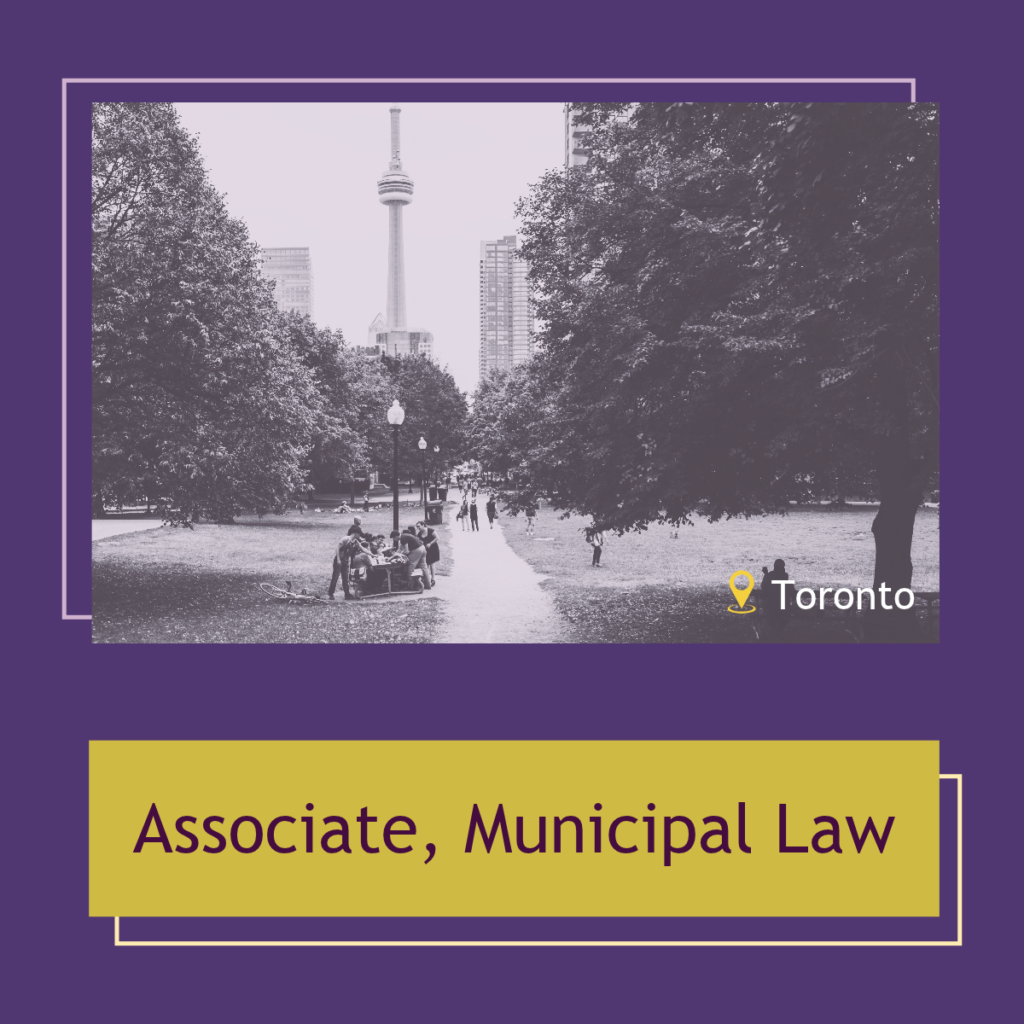 Associate, Municipal Law